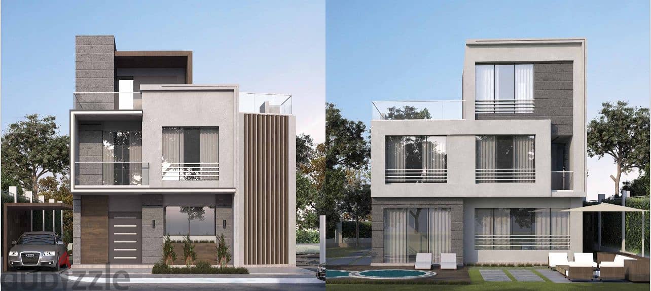 Villa for the price of an apartment, with a down payment of 700,000, live privacy, and own a twin house for sale in October 6, New Sheikh Zayed, insta 1