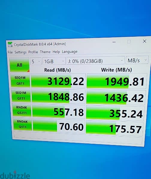 هارد SSD Nvme 256 GB جديد هيلثو100% 3