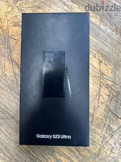 Galaxy S23 Ultra dual sim 256/12G Black جديد متبرشم بضمان الوكيل 0