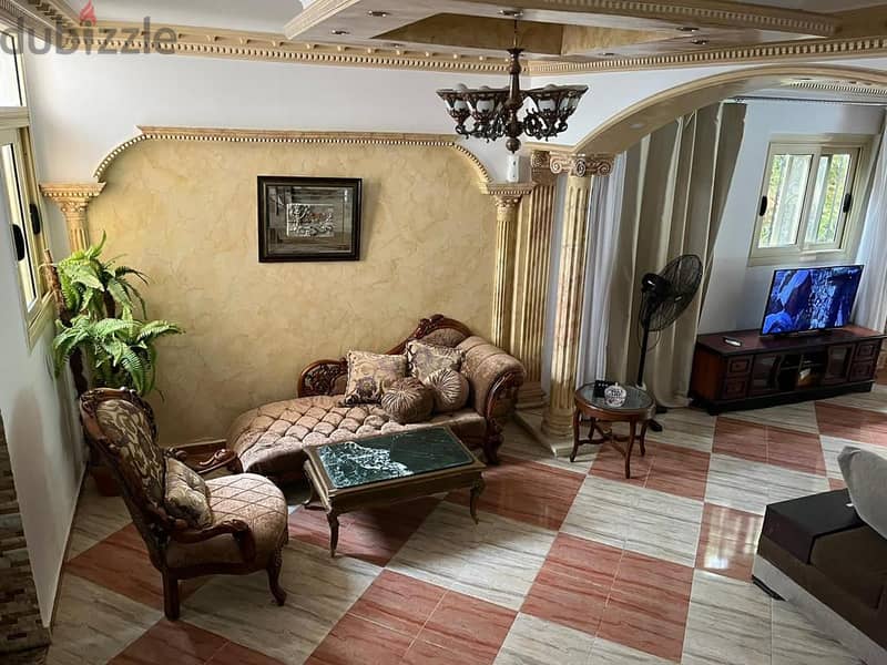 Stand-alone villa, 500 meters + garden, furnished for rent inside a compound in Burj Al Arab, near Carrefour Al Orouba - 50,000 EGP per month 4