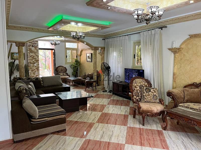 Stand-alone villa, 500 meters + garden, furnished for rent inside a compound in Burj Al Arab, near Carrefour Al Orouba - 50,000 EGP per month 5