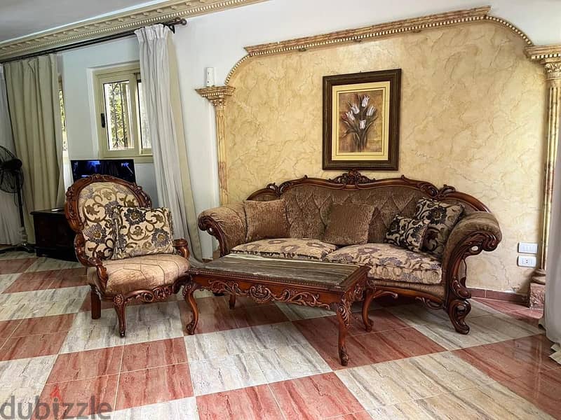 Stand-alone villa, 500 meters + garden, furnished for rent inside a compound in Burj Al Arab, near Carrefour Al Orouba - 50,000 EGP per month 6