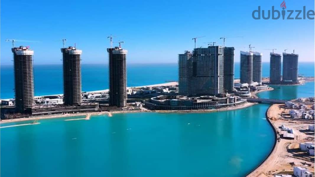 Stuido 70m for sale in Alamein tower fully finished ابراج العالمين 6