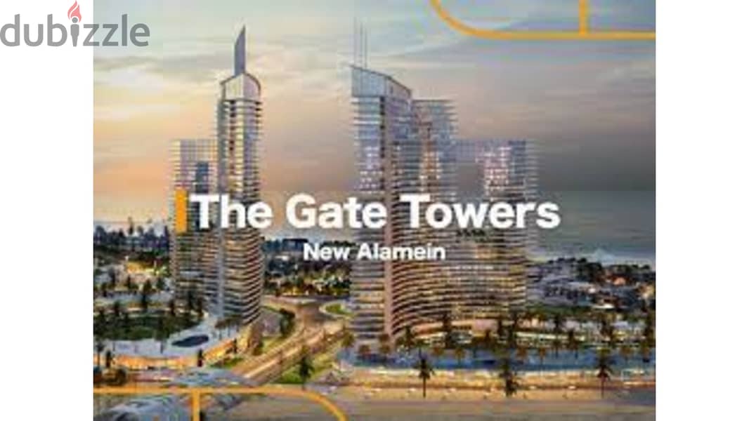 Stuido 70m for sale in Alamein tower fully finished ابراج العالمين 7