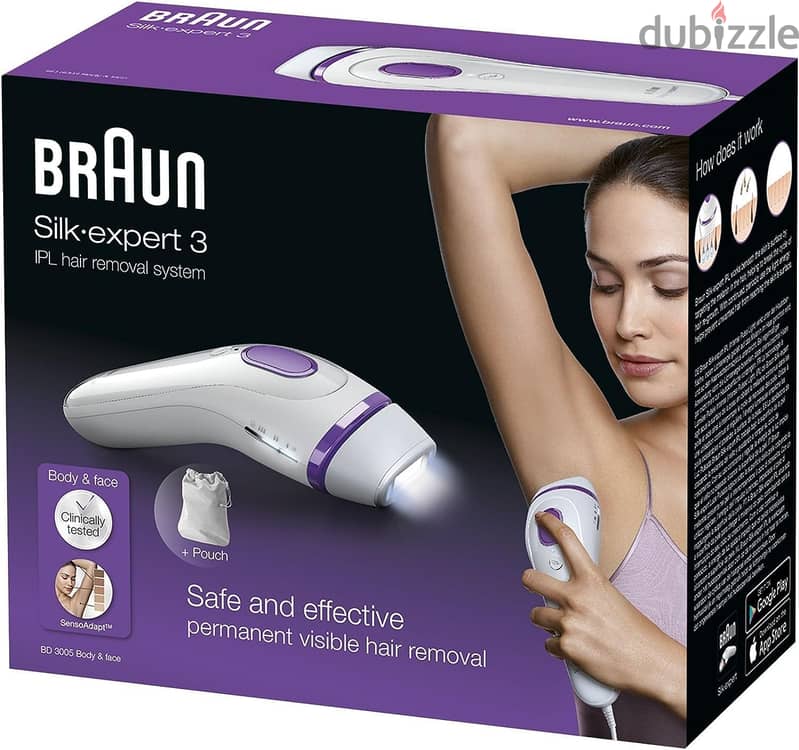 براون سيلك-اكسبرت 3، جهاز ازالة الشعر بالنبض الضوئي 4