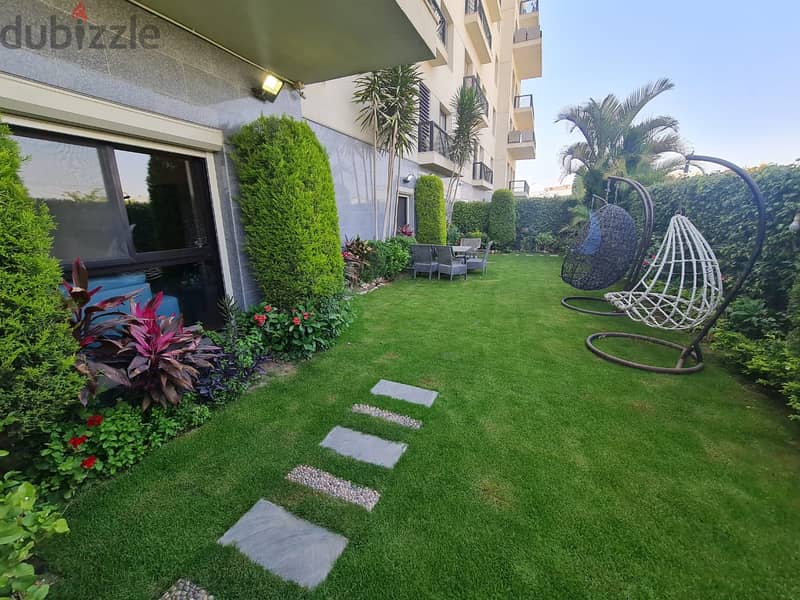 Apartment 230m with garden + Kitchen sale Eastown Sodic New Cairo 1