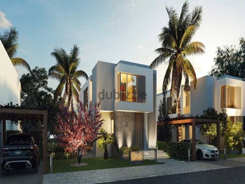 villa for sale in Badya Palm Hills Type N Land area: 255 6