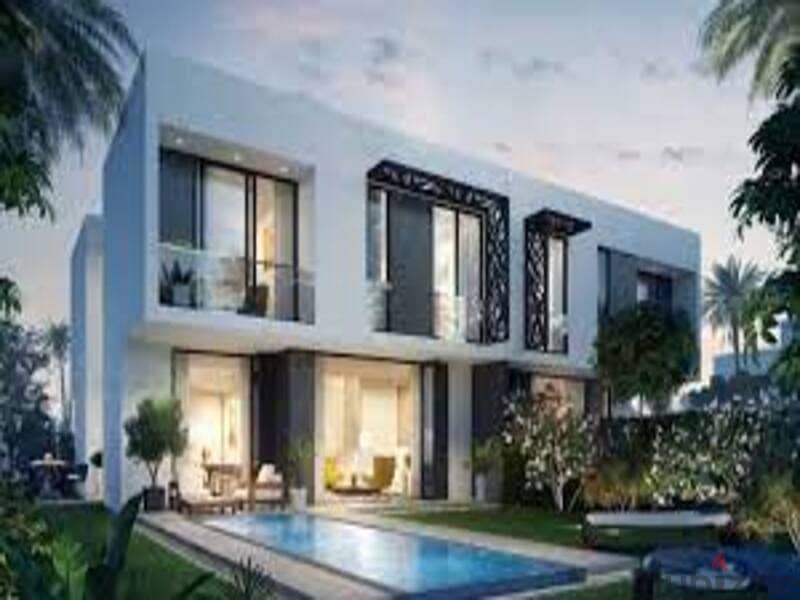 villa for sale in Badya Palm Hills Type N Land area: 255 11