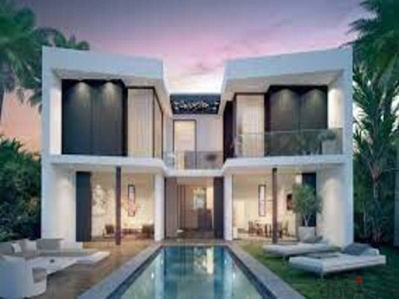 villa for sale in Badya Palm Hills Type N Land area: 255 13