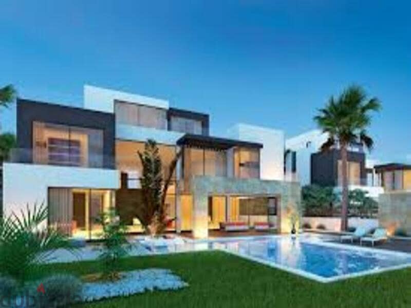 villa for sale in Badya Palm Hills Type N Land area: 255 17