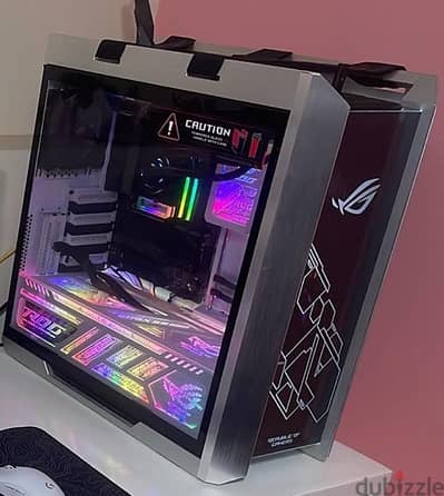 Rog strix Helios white edition + led panel