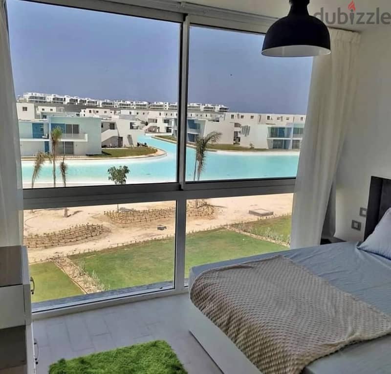For sale, a fully  finished “garden” chalet  directly  on  the sea in Fouka Bay, Ras El Hekma 1