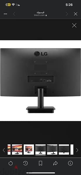 شاشة LG 27 بوصه كمبيوتر جديدة 5