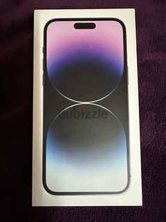 Iphone 14 pro max 256G purple Arabic version sealed