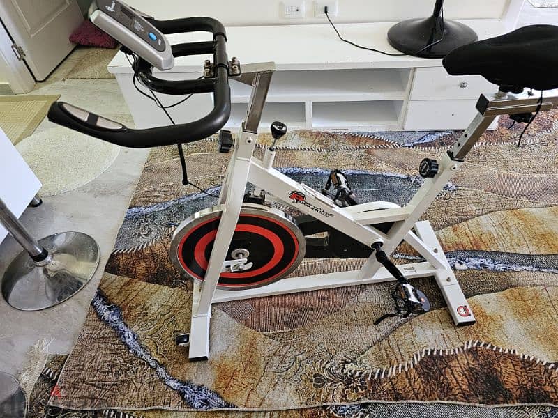 PowerMax Fitness BS-140C Semi/ Spin Bike 4