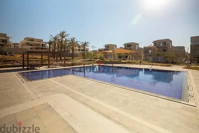 for sale apartment ready to move with installment prime location on landscape in palm hills new cairo 2
