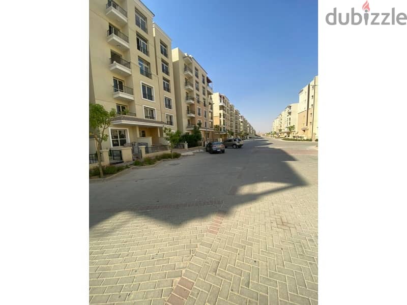 128 sqm apartment, ready to move, inprime view in sarai  compound mostkbal city 7