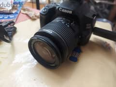 canon 250d + extra battery + light + 2 sd cards + kit lens 0