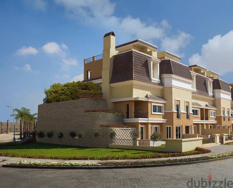 Sarai Compound, S Villa, for sale, resale installment, 239 sqm, 3 floors, corner, double view, in the Sheya phase, at a special price, wall by the wal 10