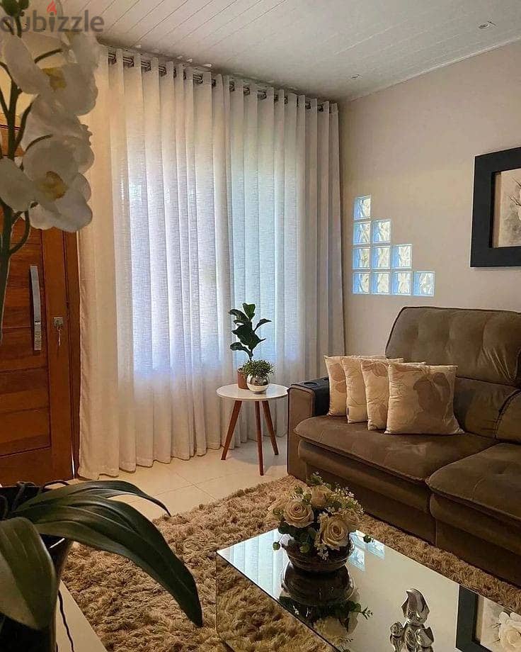 Apartment fully finished ( with installments ) minutes from AUC 3