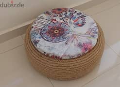 Handmade unique pouff seat 0