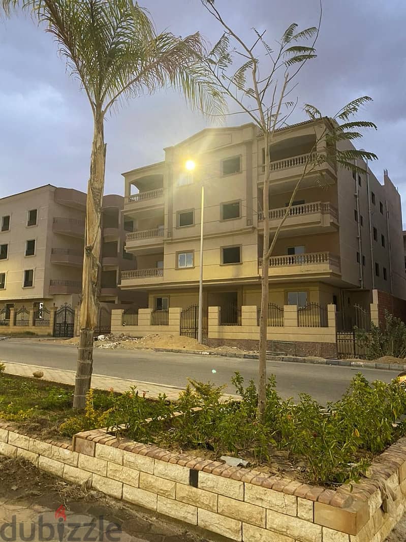 Apartment for sale, 280 square meters in front, in a prime location in El Shorouk, directly on Al Horreya Road, immediate delivery 2