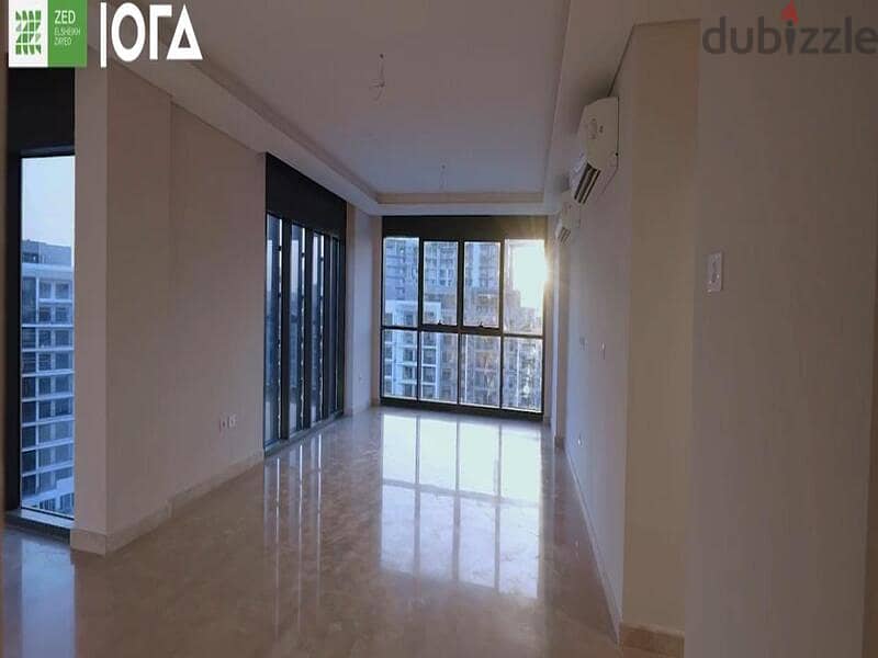 Apartment 224 sqm for rent, open view on the park, with air conditioners and kitchen in Zed 3