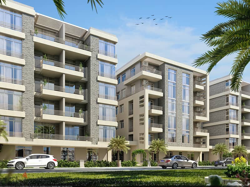 With a 10% down payment, you can own your unit in the heart of New Cairo in Taj City Compound 2