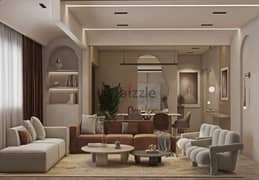 Super Luxe finished apartment, 166 sqm, in Narges, with a 10% discount, near the German University, in installments