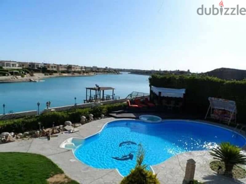 Villa on the first row of a rocky lake in Marina 5 - north coast for rent 6