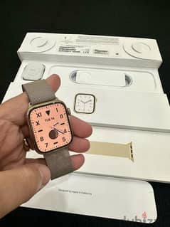 Apple Watch Series 7 (45mm) GOLD Stainless Steel Excellent condition 0