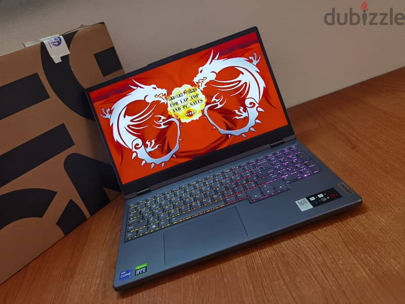 Lenovo Legion 5 RTX 3060 6gb 2k i7 12700H Gaming Laptop جيل 12 2