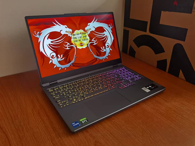 Lenovo Legion 5 RTX 3060 6gb 2k i7 12700H Gaming Laptop جيل 12 9