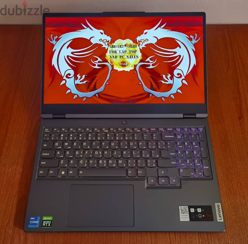 Lenovo Legion 5 RTX 3060 6gb 2k i7 12700H Gaming Laptop جيل 12 11