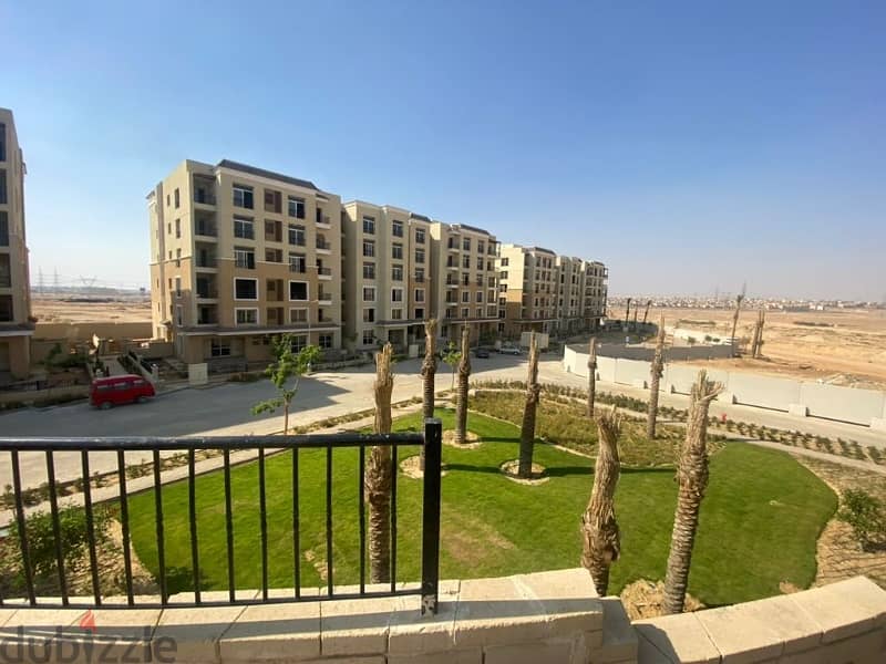 Apartment 105 sqm  with a comfortable down payment and comfortable installments, with a prime view in Sarai Mostakbal City Compound 3