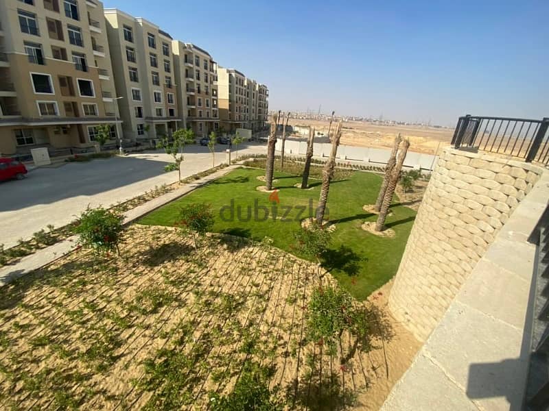 Apartment 105 sqm  with a comfortable down payment and comfortable installments, with a prime view in Sarai Mostakbal City Compound 4