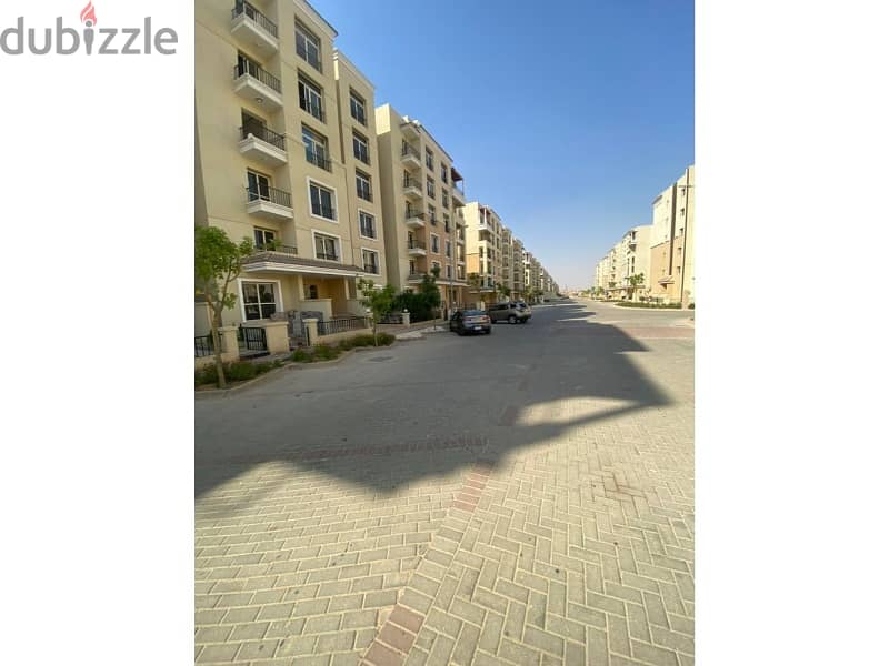 Apartment 105 sqm  with a comfortable down payment and comfortable installments, with a prime view in Sarai Mostakbal City Compound 7