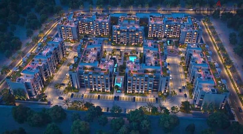 The latest 3-bedroom apartment with only a 5% down payment is available on the Suez Road in New Cairo. 9