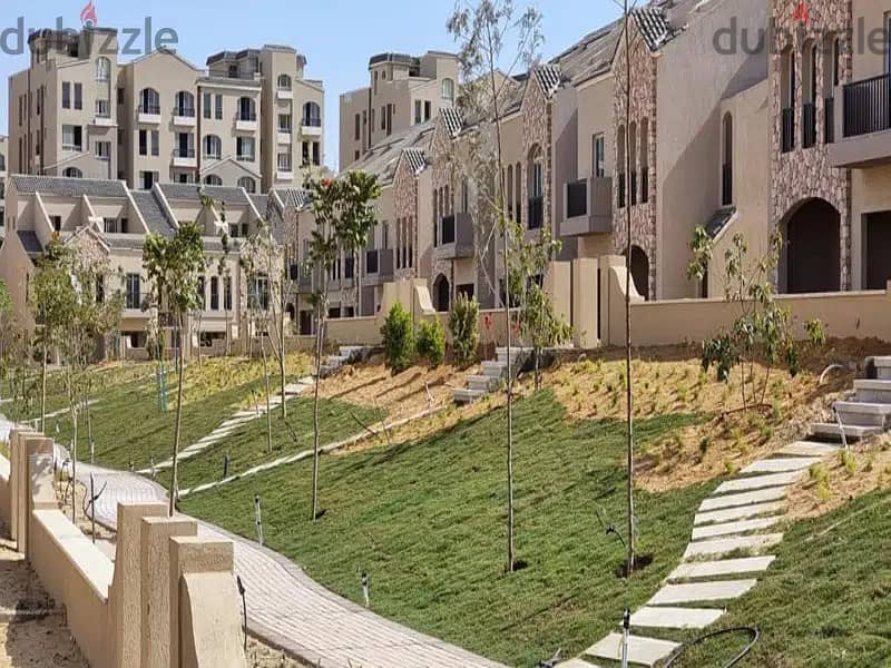 apartment view green area , ready to move , green square , mostakbal city 1