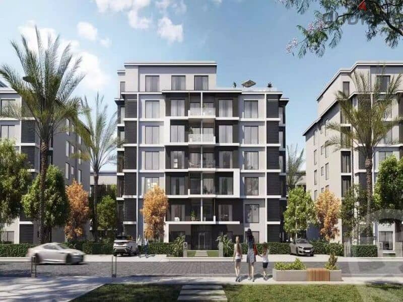apartment 164 m installment till 2030 , compound creek town , new cairo 1