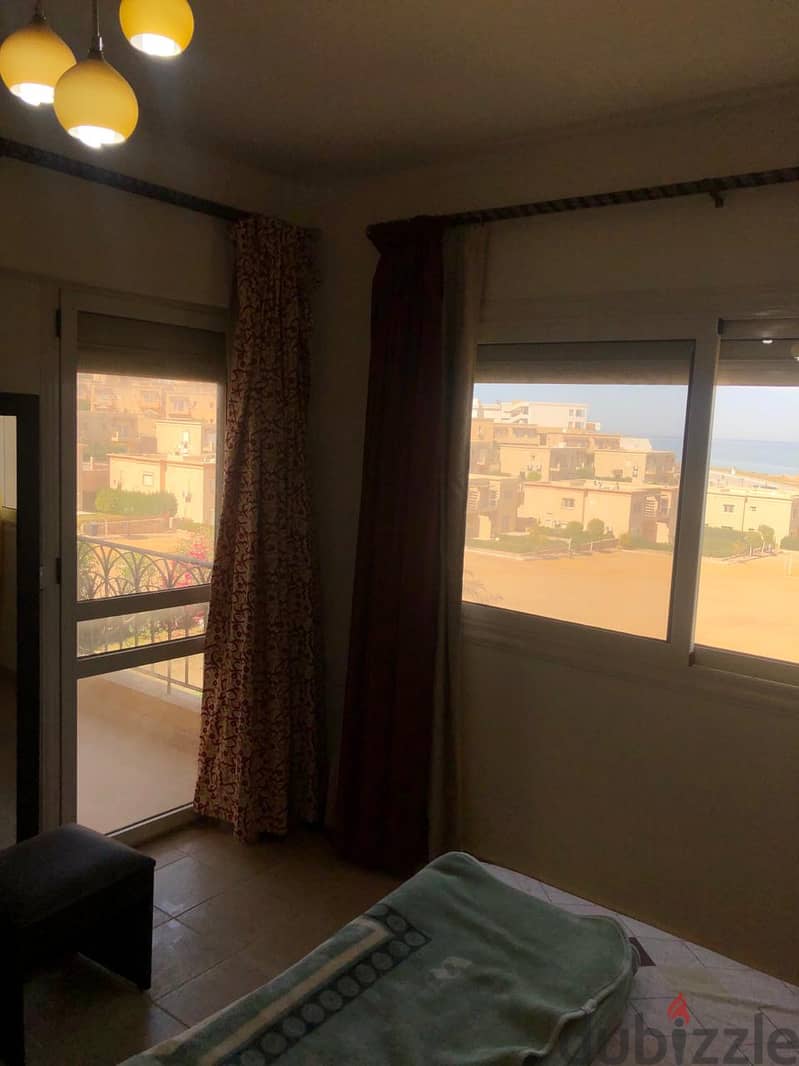 First row villa on the sea for sale immediate receipt furnishings and air conditioners Heaven Beach Ain Sokhna 4 Bedrooms 6