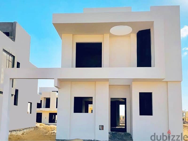 villa for sale ready to move 310m on land 405m in lac ville compound_elgabry in front of el sheikh zayed in installments 3