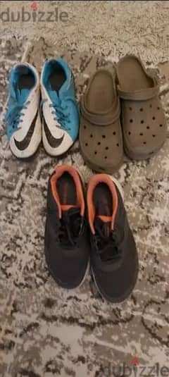 Nike Shoes Hypervenom/ Reebok Running Shoes / Black Crocs 0