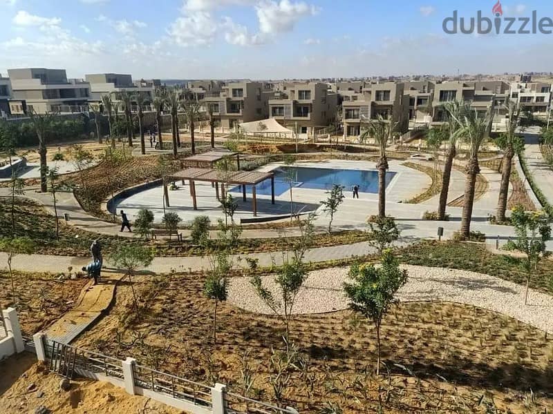 Apartment With Garden  Wide Lagoon View for sale in Palm Hills New Cairo 1