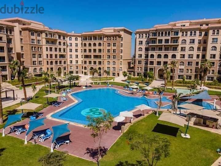 Lowest price for 3bd fully finished Pool & lake view 90 Avenue Front of AUC New Cairo Golden Square Fifth Settlements Installments 7
