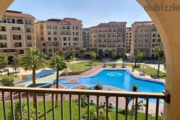Lowest price for 3bd fully finished Pool & lake view 90 Avenue Front of AUC New Cairo Golden Square Fifth Settlements Installments 9
