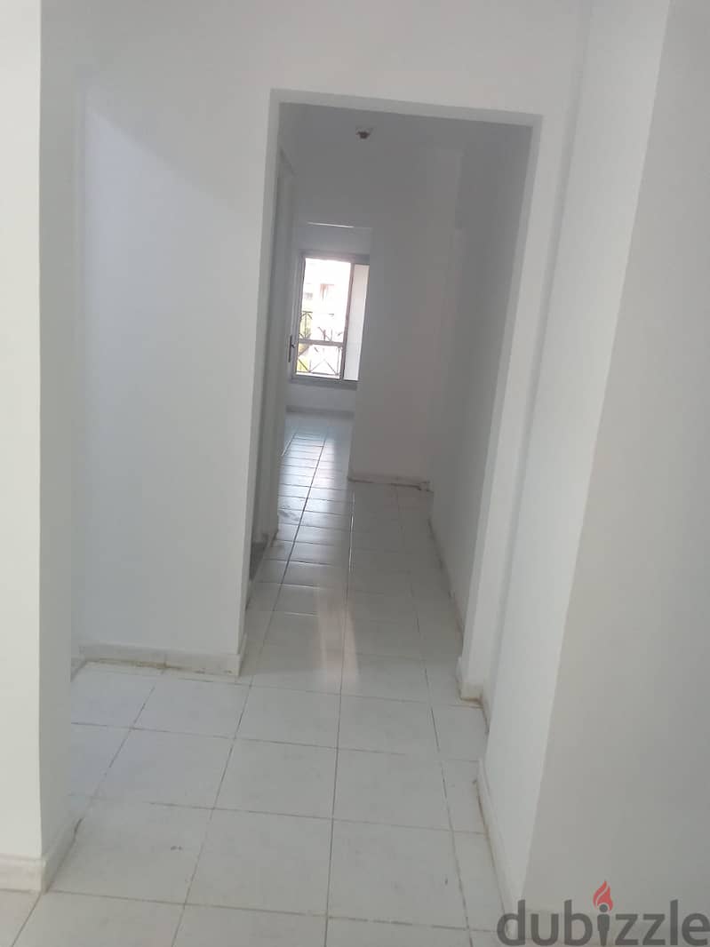 Available apartment 155m for rent new law Rehab City kitchen, air conditioners, chandeliers and heaters Stage: Second Floor : Second Finishing C 4