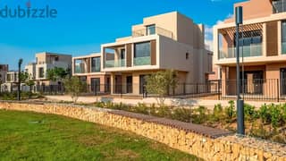 Townhouse villa for sale in Al-Shorouk | Sodic East | With a very distinctive division with roof swimming pool view and a panoramic view 0