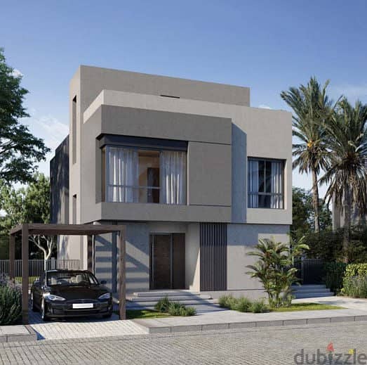 townhouse Bua 248 m  Type (D) Facing North ready to move in Hap Town Hassan Allam Mostaqbal City 2