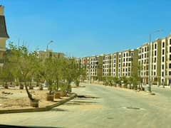 Apartment 105 sqm  with a down payment and one year’s installments, in a special location in Sarai compound  Al Mostakbal City